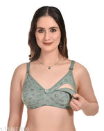 Women Cotton Non Paaternity Breastfeeding Mother Bra Combo Pack of 3 Feeding Bra