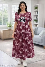 Women's Maternity Feeding zipless,Lounge wear,Nighty