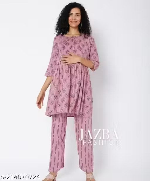 Maternity and Feeding Wear Night suit and Dresses(TOP & BOTTOM)