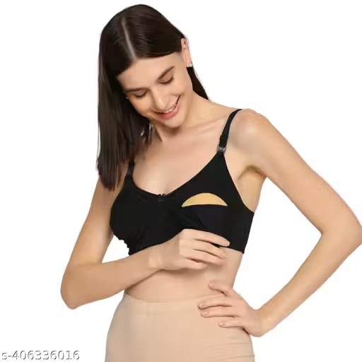 Evamomies Cotton-Lycra Non-Wired Feeding Bra