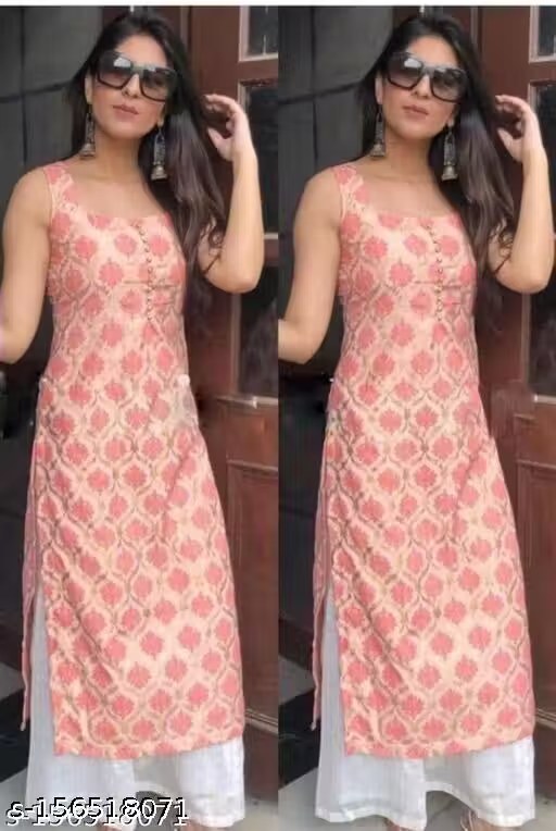 Printed kurta palazzo set