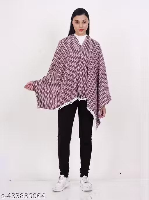 Aguila Feeding Shawl -Maroon