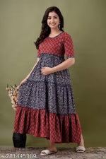 Women visocse Rayon Feeding night dress