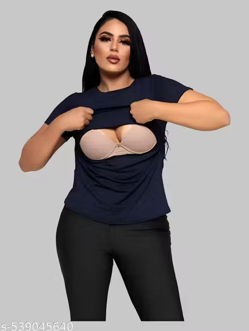 Fivestyle half sleeve nursing top/women feeding top/tshirt