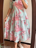 The_ Grey Pink Front Zipper gown