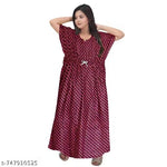 WOMEN Premium quality COTTON ZIPPER NIGHTY /NIGHTY FOR WOMEN  (Pack of 2)