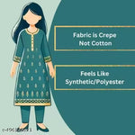 Polyster/Crepe fabric-Womens Kurtis Pack Of 2