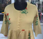 Women Cotton super Luxurious Kurta With Pallazo Set