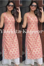 Printed kurta palazzo set
