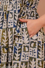 Viscose Rayon Feeding Kurti Dress