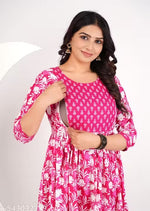Women Peosin Maternity Feeding Kurti/Dress