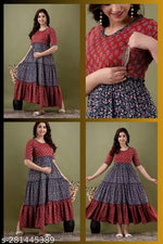 Women visocse Rayon Feeding night dress