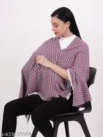 Aguila Feeding Shawl -Maroon