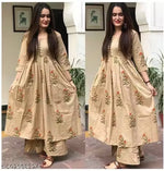 Women Cotton super Luxurious Kurta With Pallazo Set